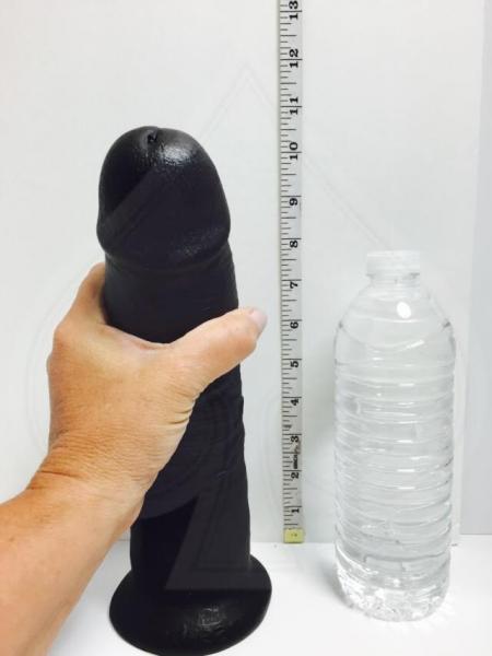 King Cock 10" Dildo Black