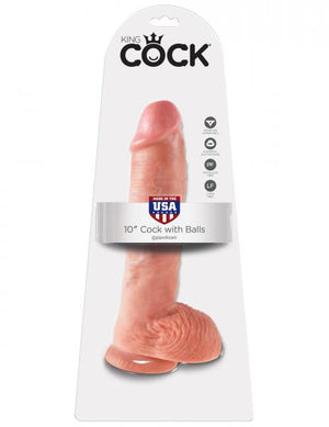 King Cock 10" Cock Beige