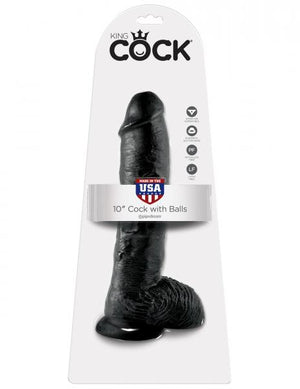 King Cock 10" Cock Black