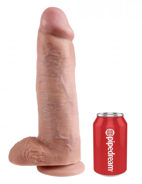 King C*Ck 12 Inch C*Ck Balls Beige
