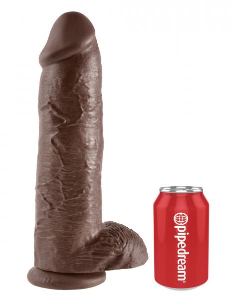 King C*Ck 12 Inch C*Ck With Balls Brown