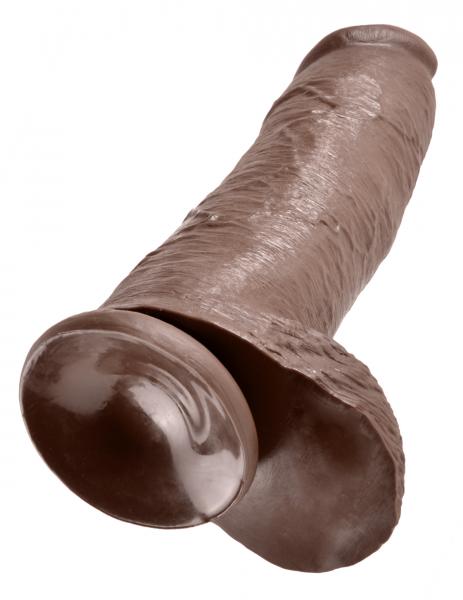 King C*Ck 12 Inch C*Ck With Balls Brown