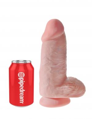 King Cock Chubby 9 Inches Beige Dildo