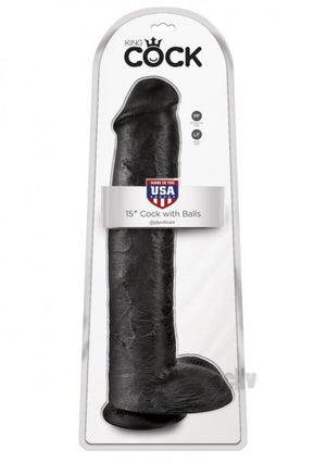 King Cock 15" Cock Black