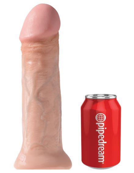 King Cock 11" Dildo Beige