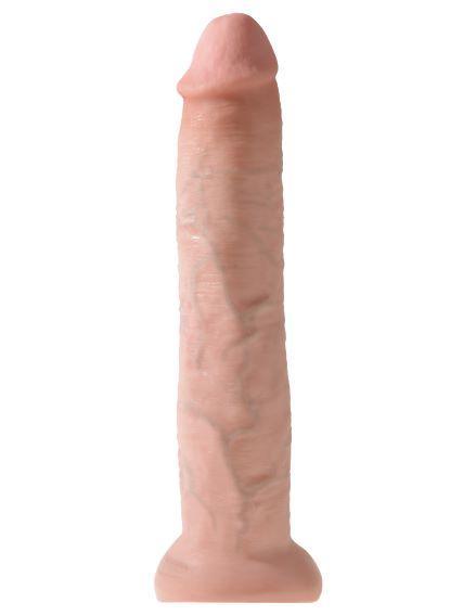 King Cock 13" Dildo Beige