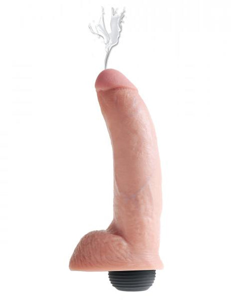 King Cock 9 Inches Squirting Dildo Beige