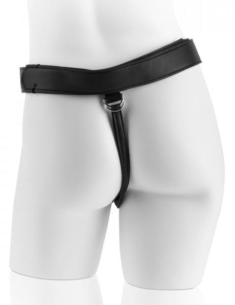 King Cock Strap On Harness 8 Inches Dildo Brown