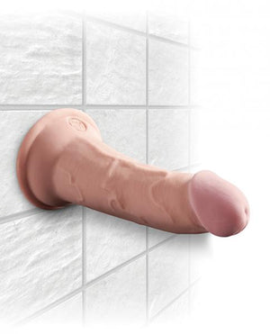 King Cock Triple Density 6 Inches Dildo Beige