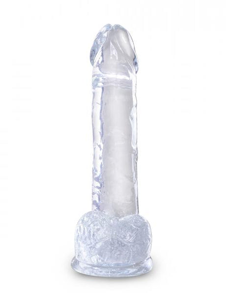 King Cock Clear 7 Inches Cock With Balls
