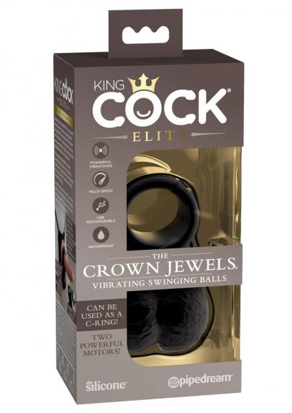 Kc Elite Crown Jewels Vibrating Black