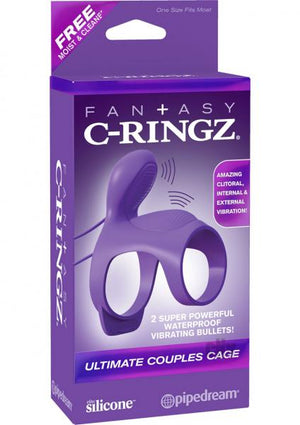 Fantasy C Ringz Ultimate Couples Cage Purple