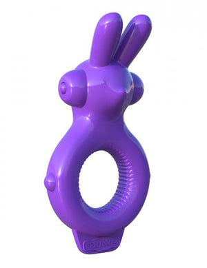 Fantasy C Ringz Rabbit Ring Purple Vibrator