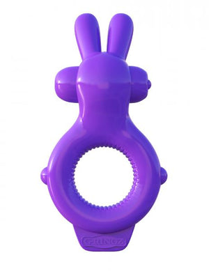 Fantasy C Ringz Rabbit Ring Purple Vibrator