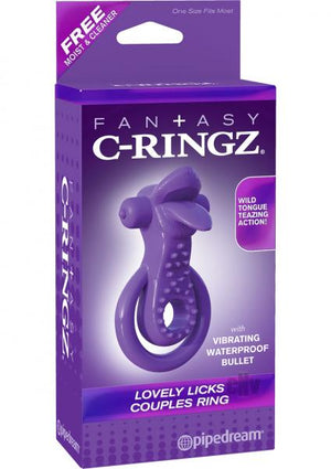 Fantasy C Ringz Lovely Licks Couples Ring Purple