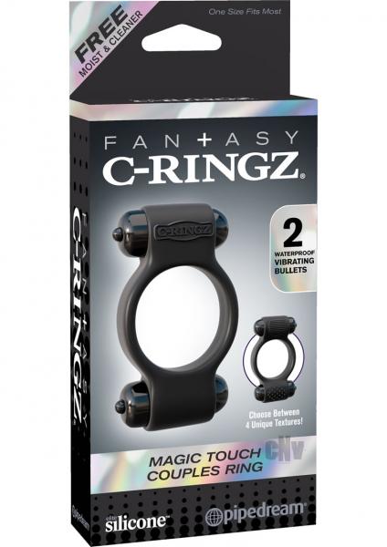 Fantasy C Ringz Magic Touch Couples Ring Black