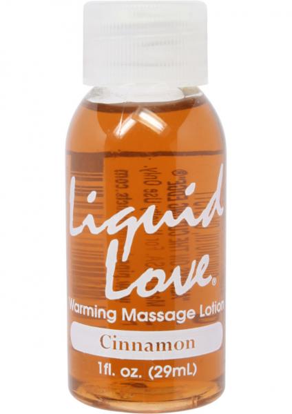 Liquid Love Warming Massage Lotion Cinnamon 1oz