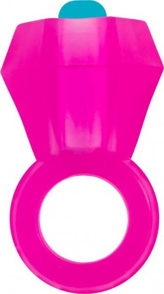 Rock Candy Bling Pop Ring Pink Vibrating Cock Ring