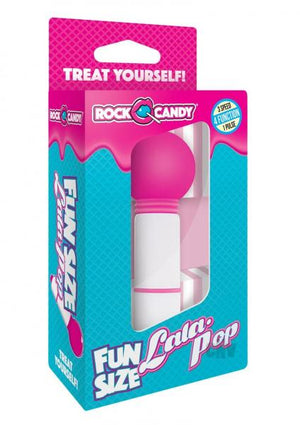 Rock Candy Fun Size Lala Pop Pink Mini Body Massager