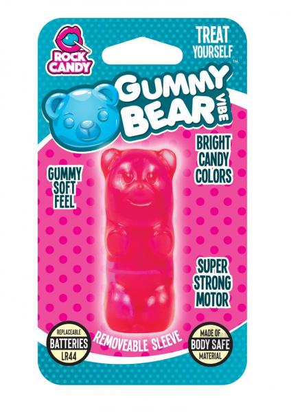 Rock Candy Gummy Bear Vibe Blister Pink Bullet Vibrator