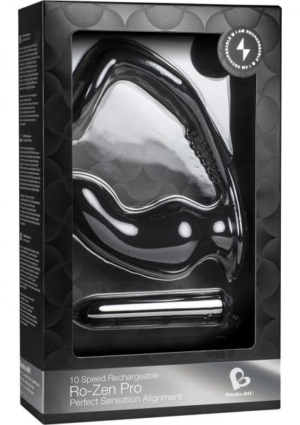 Ro Zen Pro Rechargeable 10 X Black Prostate Massager