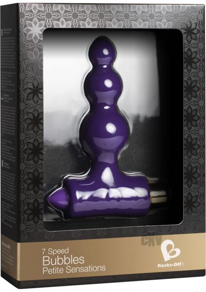 Petite Sensations Bubbles 7 X Purple Butt Plug