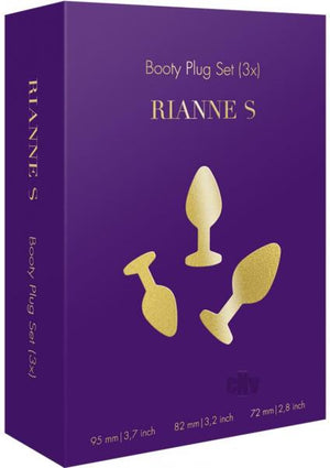 Rianne S Booty Plug Set 3 X Purple