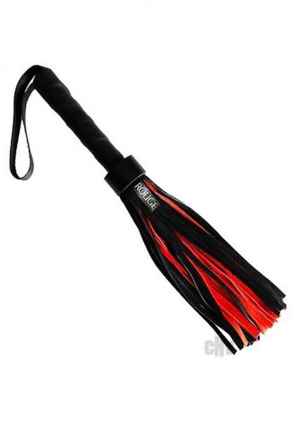 Short Suede Flogger Black/Red