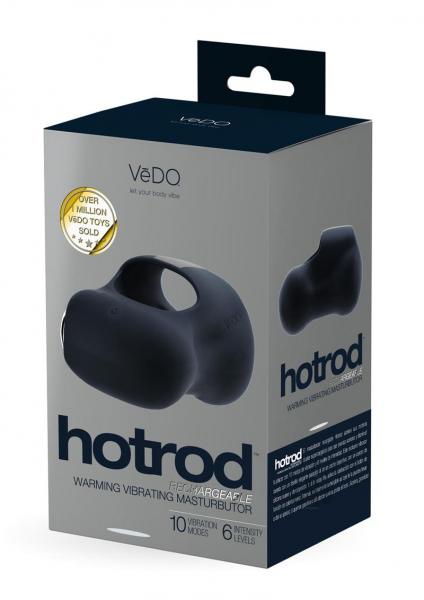 Hotrod Recharge Warm Masturbator Black