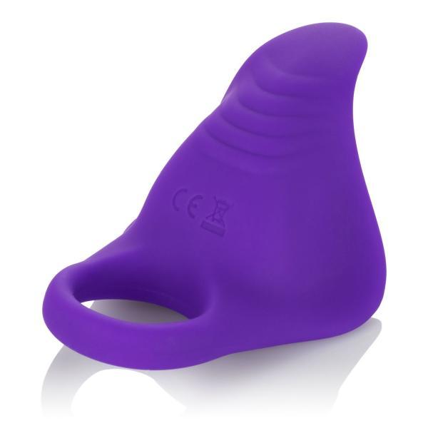 Silicone Remote Rechargeable Orgasm Ring Purple