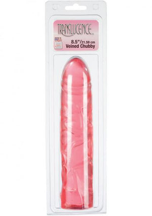 Translucence Veined Chubby 8.5 Inch Pink