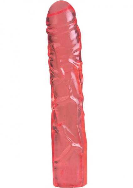 Translucence Veined Chubby 8.5 Inch Pink