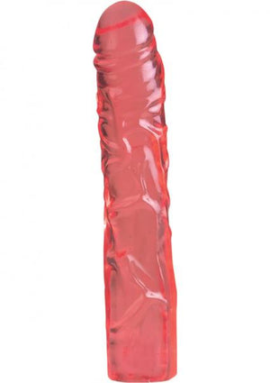 Translucence Veined Chubby 8.5 Inch Pink