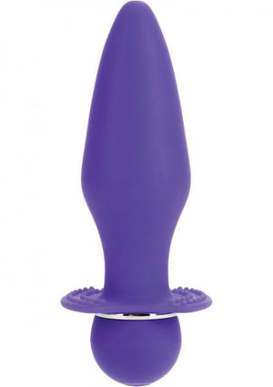 Booty Call Booty Rider Purple Vibrating Butt Plug