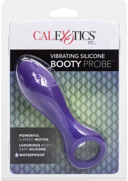 Vibrating Silicone Booty Probe Purple
