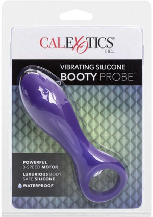 Vibrating Silicone Booty Probe Purple