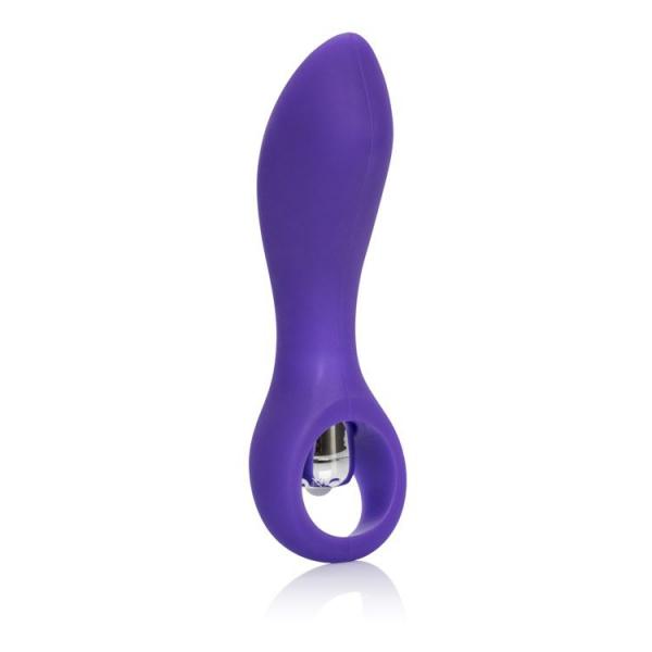 Vibrating Silicone Booty Probe Purple
