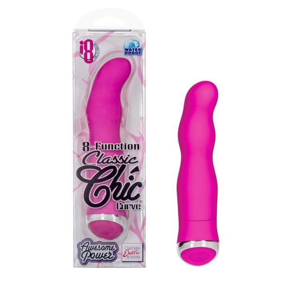 Classic Chic Curve 8 Function Pink Vibrator