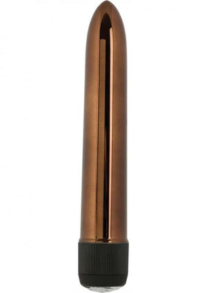 Precious Metal Gems Traditional Vibrator Bronze