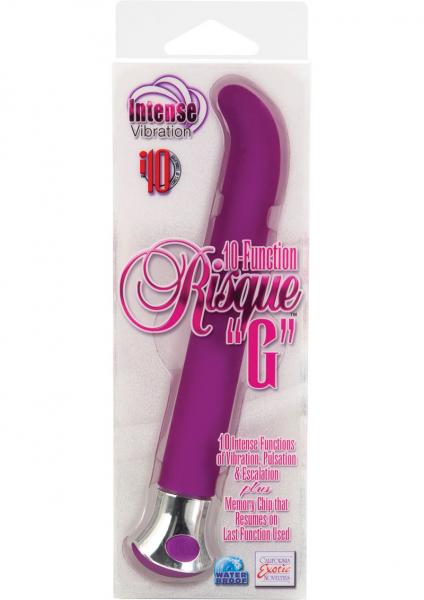 Risque G Vibrator Waterproof Purple