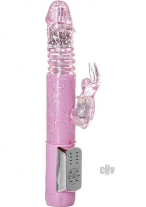 Petite Thrusting Jack Rabbit Vibrator Pink