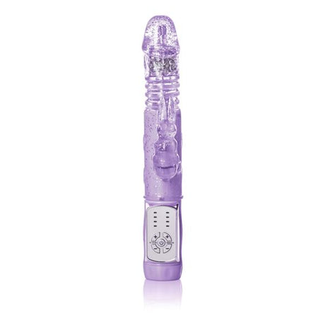 Petite Thrusting Jack Rabbit Vibrator Purple