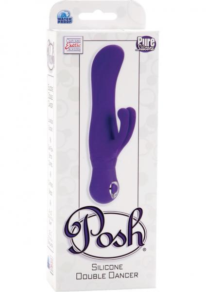 Posh Silicone Double Dancer Purple Vibrator