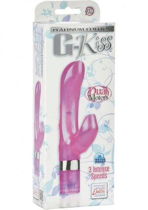 Platinum Edition G Kiss Dual Motor Vibe Pink 4 Inch