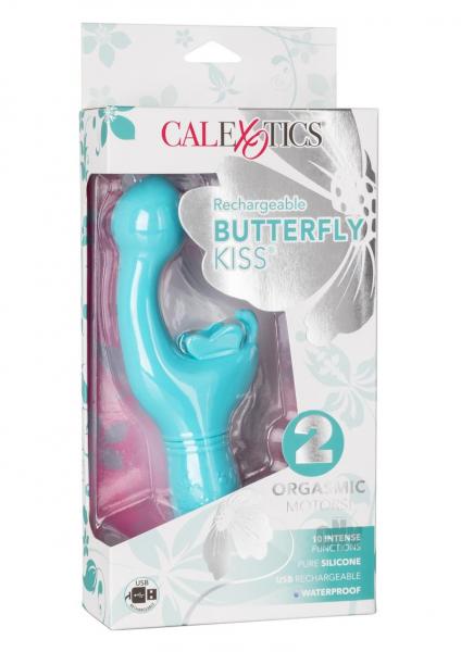 Rechargeable Butterfly Kiss Blue Vibrator