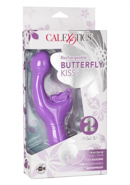 Rechargeable Butterfly Kiss Purple Vibrator