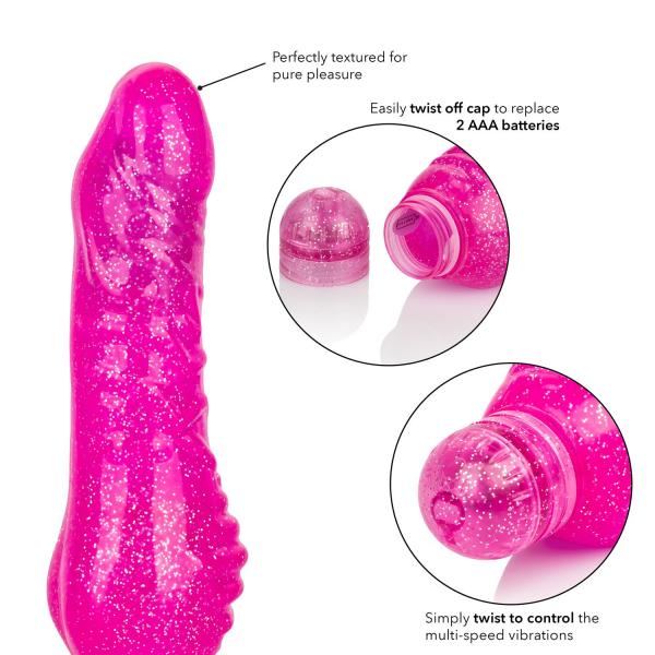 Sparkle Shimmer Stud Purple Vibrator