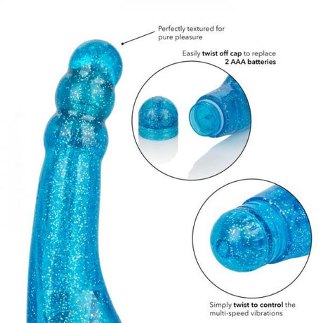 Sparkle Radiant Ripple Blue Vibrator