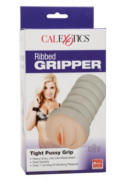 Ribbed Gripper Tight Pussy Ivory Stroker