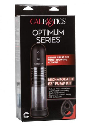 Optimum Rechargeable Ez Penis Pump Kit Clear